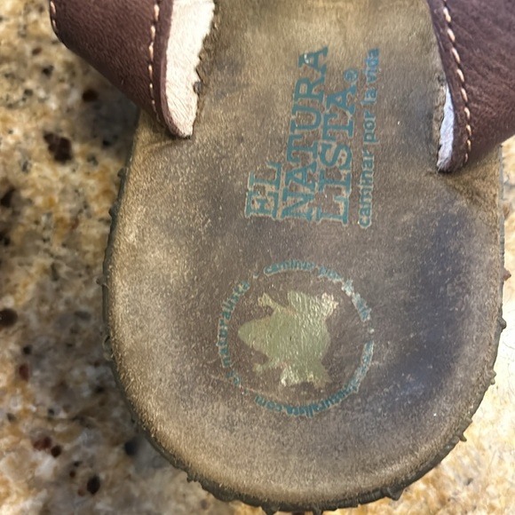 Woman’s El Naturalista Brown Leather Sandals, Size 41 - Picture 6 of 6